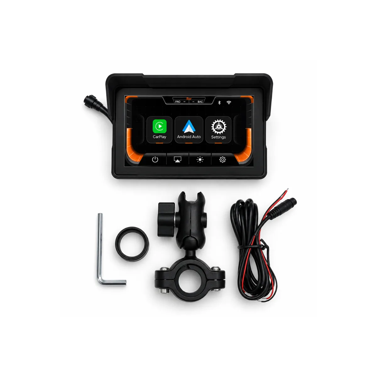 F92 — Pantalla CarPlay y Android Auto para moto, foto 3
