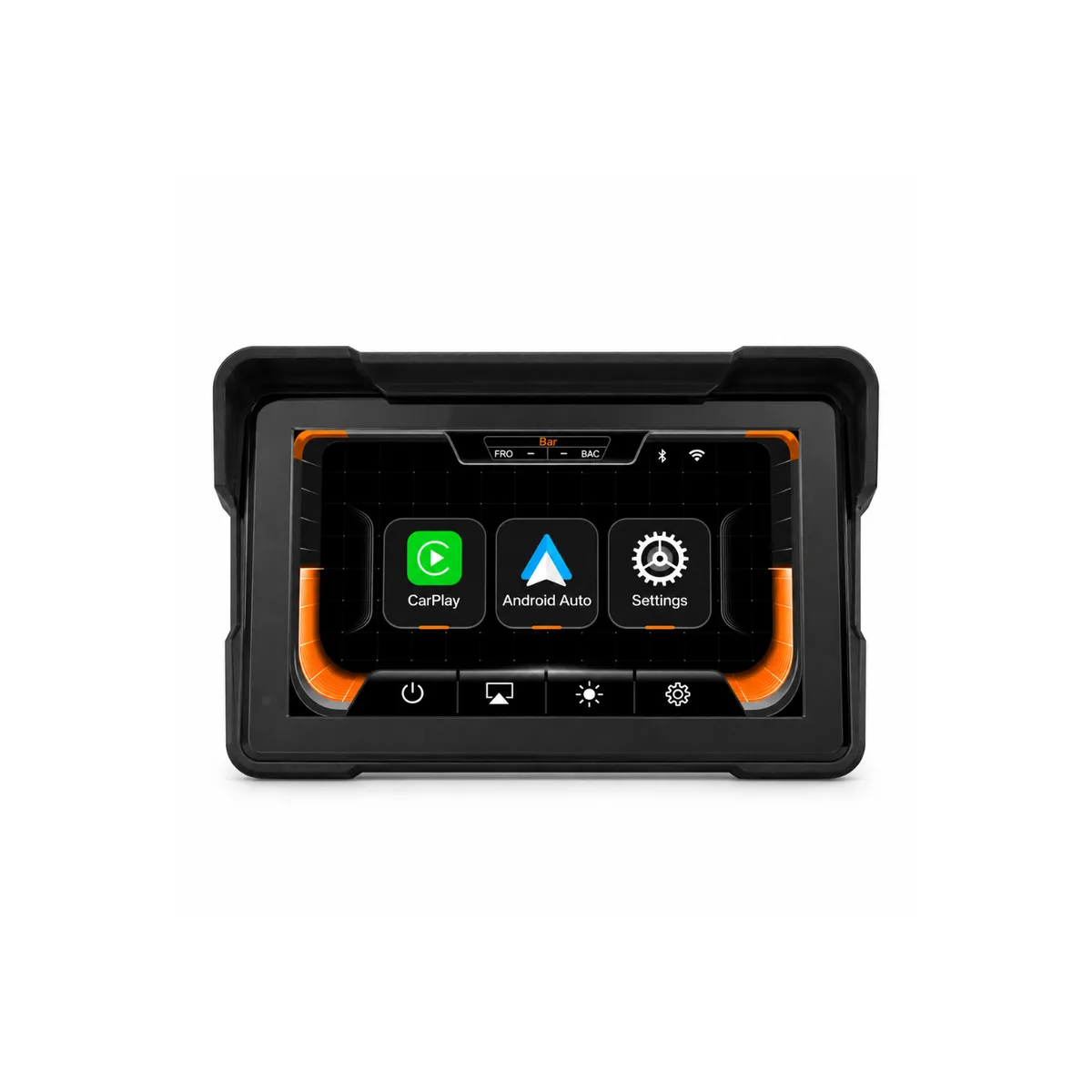 F92 — Pantalla CarPlay y Android Auto para moto